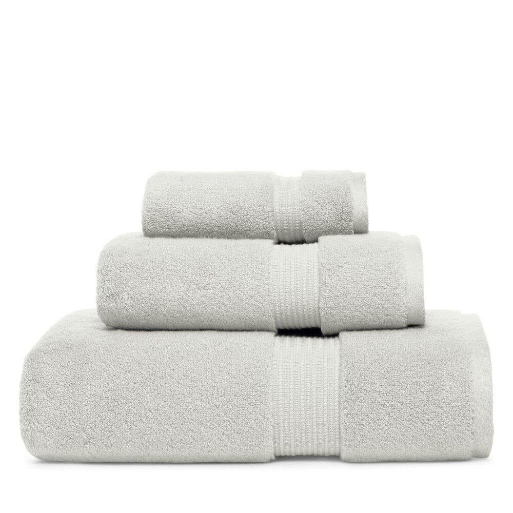 NWT Hudson Park Luxe Turkish Cotton Hand Towel HPTURFHWHI Whisper Gray 20x30